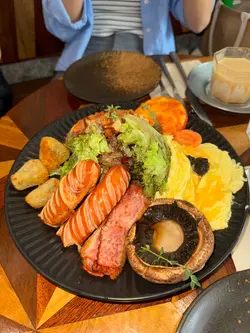 盘子大早餐