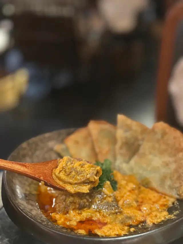 咖喱牛舌手抓餅