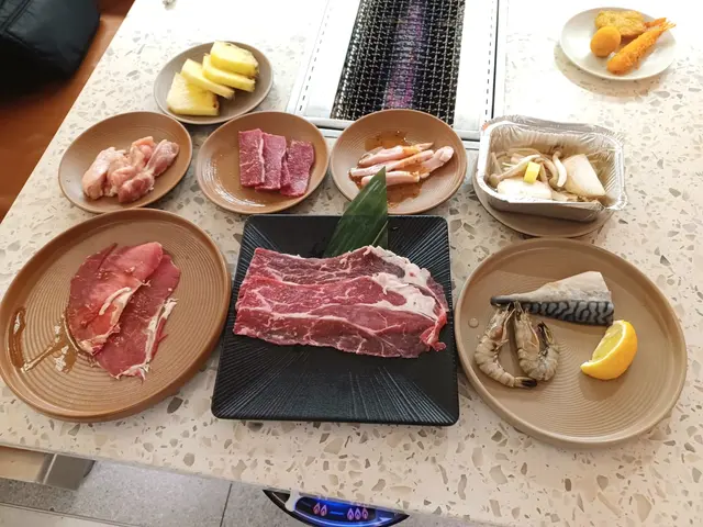 燒肉,海鮮,野菜
