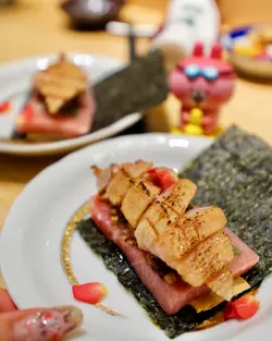 拖罗刺身中拖罗鱼腩