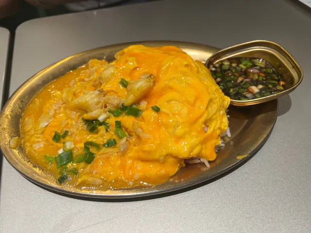 滑蛋粒粒蟹肉飯