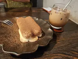 提拉米蘇和摩卡咖啡