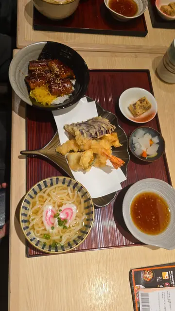 🍱 Tempura Makino 浦烧鳗鱼丼配杂锦天妇罗定食