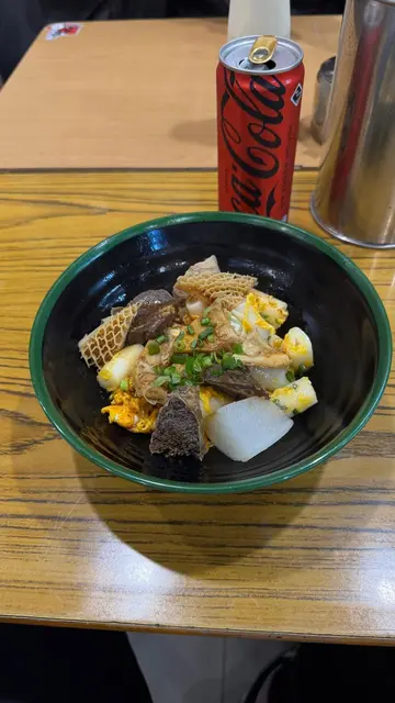 牛雜香煎蝦米腸粉