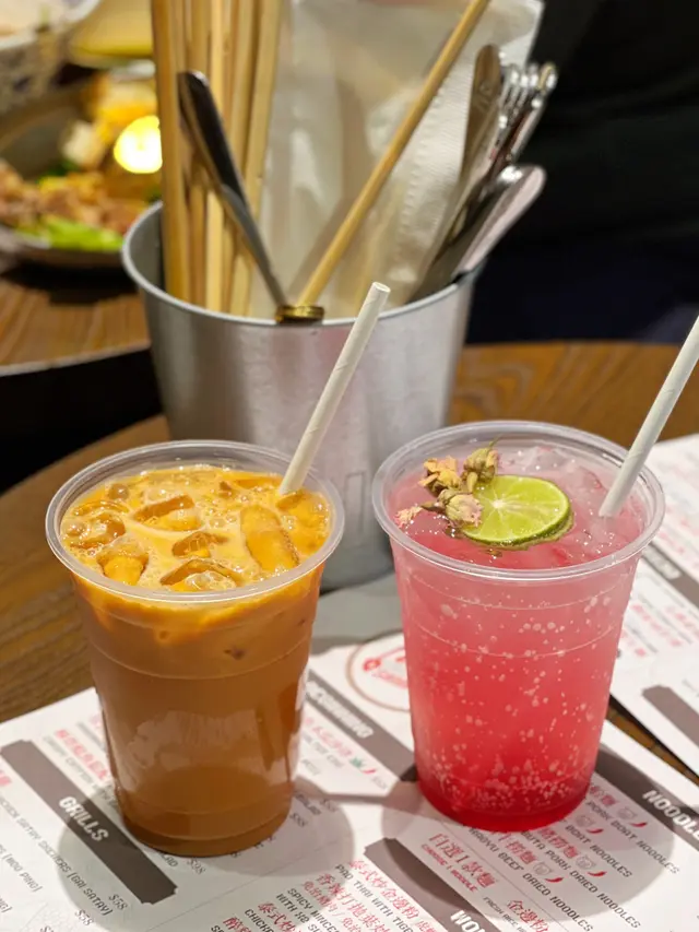 泰式奶茶 & 玫瑰荔枝梳打
