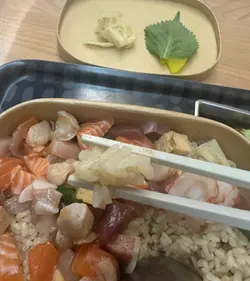 角切魚生飯