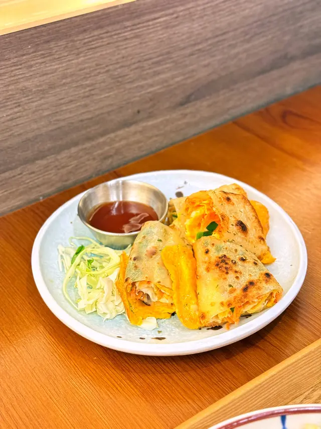 櫻花蝦香蔥蛋餅