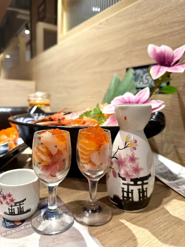 三文魚及三文魚子杯