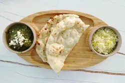 (午餐) 印式芝士燴菠菜連烤餅、飯及飲品