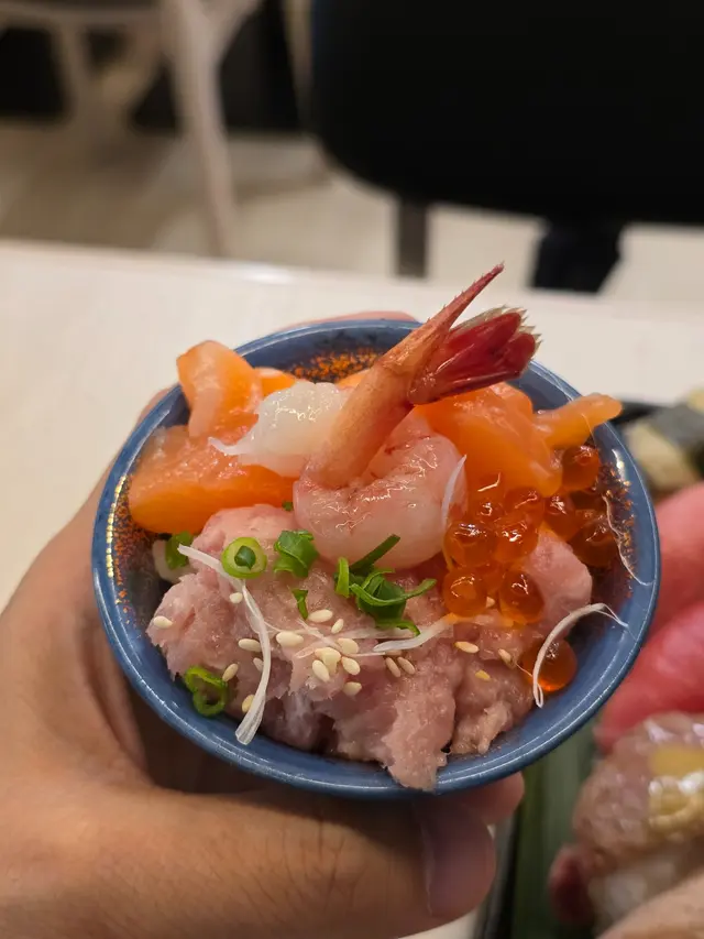 迷你三色魚生杯