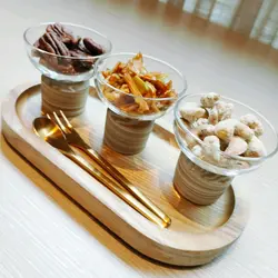 餐前小食：焗碧根果、涼拌茴香、芥辣腰果