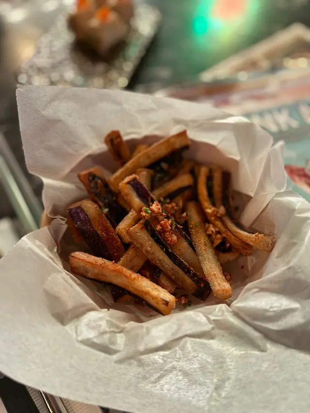 香辣蒜粉SHAKE SHAKE茄子條