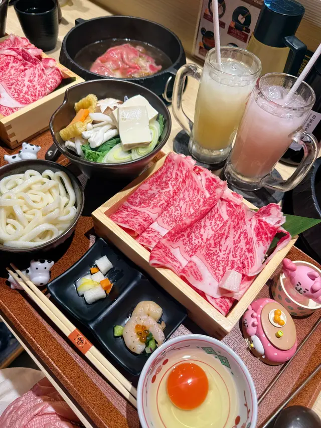 極上肉眼壽喜燒套餐 