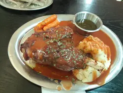 香草烤澳洲羊后膝