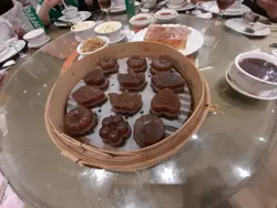 红枣糕同杞子桂花糕