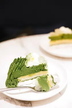 抹茶柚子蛋白餅