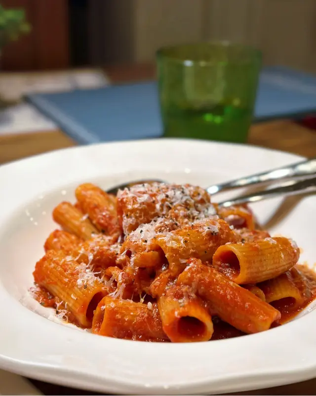 Rigatoni  all'Amatriciana