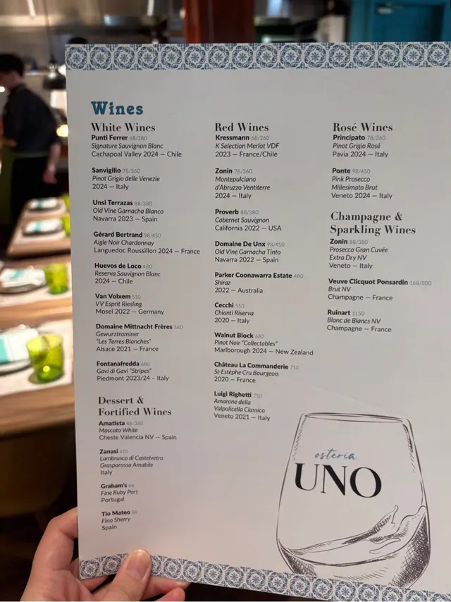 Wine List