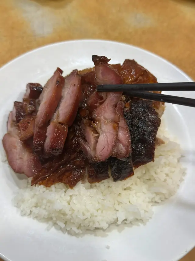 叉燒燒鵝飯