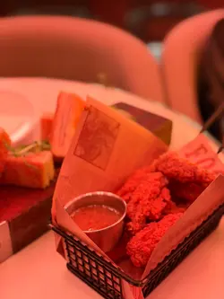 Fried Chicken Wing With Honey Mustard Sauce