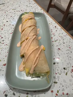 蟹柳粟米起司蛋餅