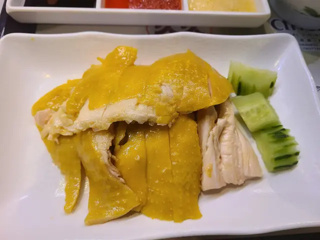 海南雞飯配蟲草花雞湯