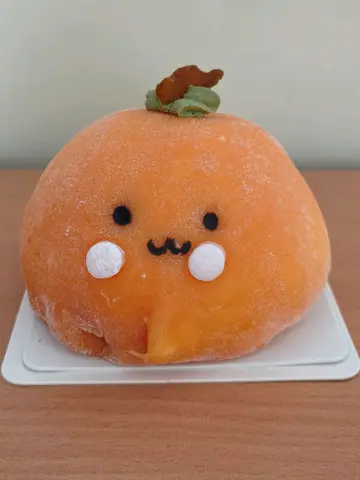 月见柿子大福蛋糕