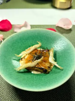 牙魚西京燒配白蝦