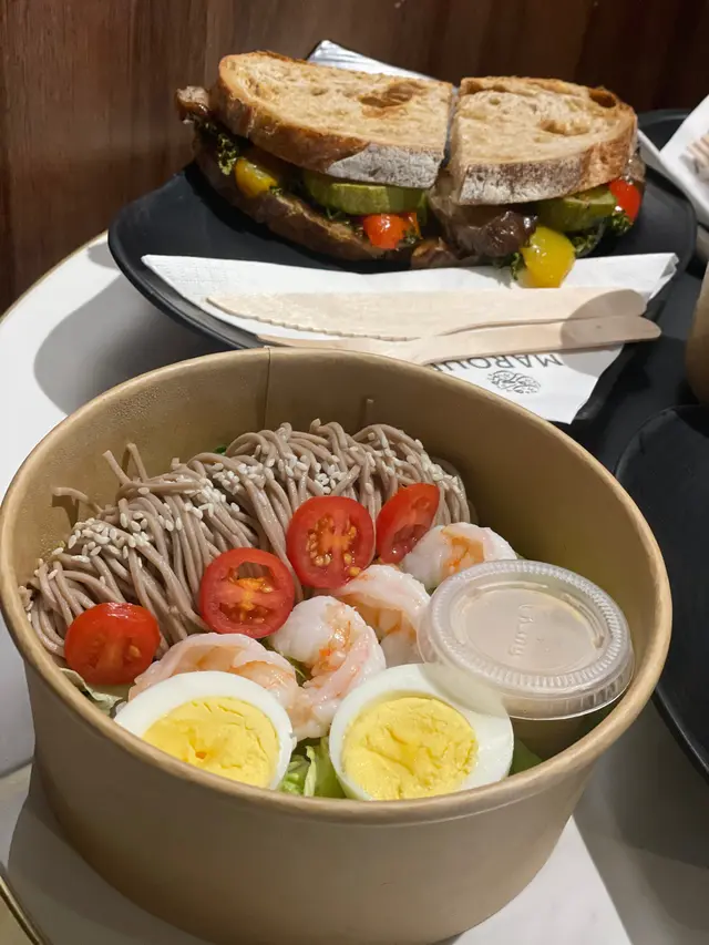 Soba Noodle Salad with Prawn