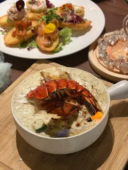 火焰龙虾尾芝士忌廉手作意大利粉