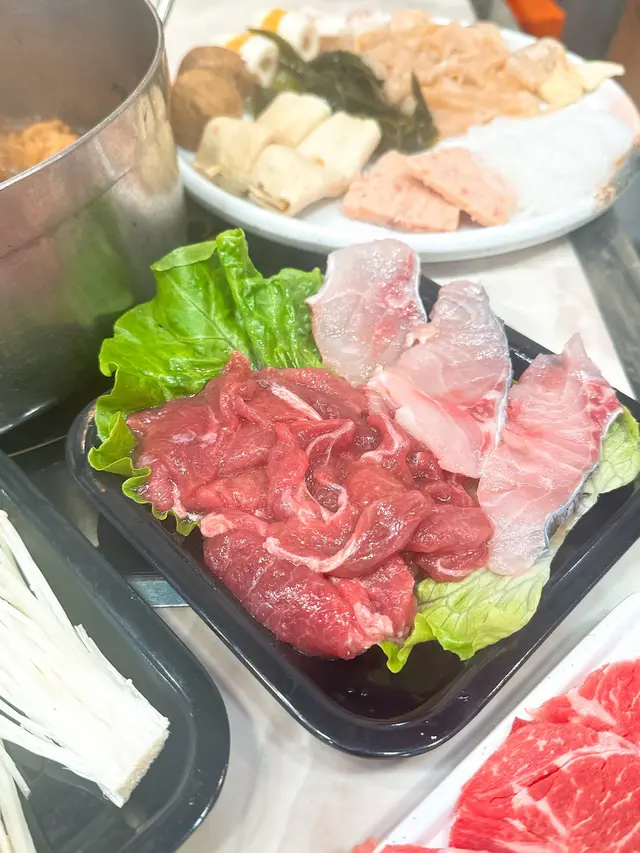 滑牛肉  鯇魚腩