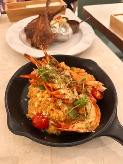 龙虾汁波士顿龙虾意大利饭