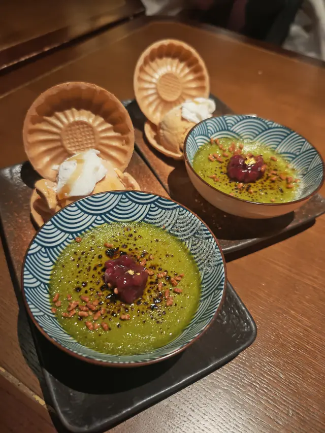 黃豆粉最中、抹茶焦糖墩蛋