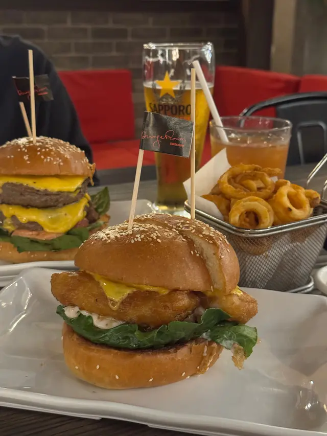 香脆鱈魚柳漢堡