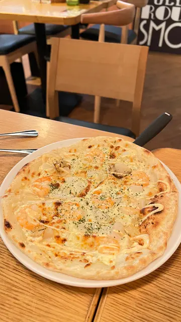  明太子海鲜披萨