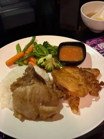 蒜蓉汁鸳鸯扒饭