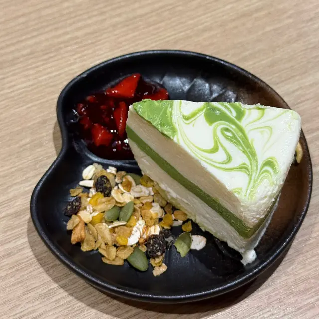 抹茶雲石紋芝士蛋糕