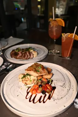 地中海煎烤海鱸魚