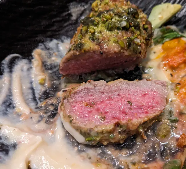 Pistachio & Herb Crusted Lamb Fillet
