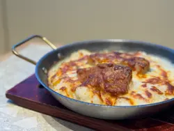 芝士白汁深海魚柳焗飯