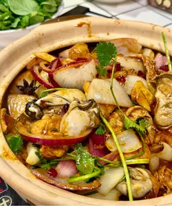 日本廣島蠔雞煲