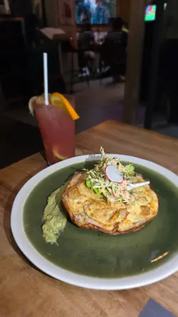 明太子蟹肉西班牙蛋餅