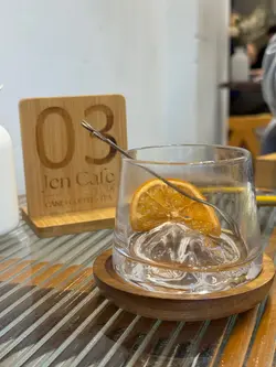 Orange yuzu cold brew tonic