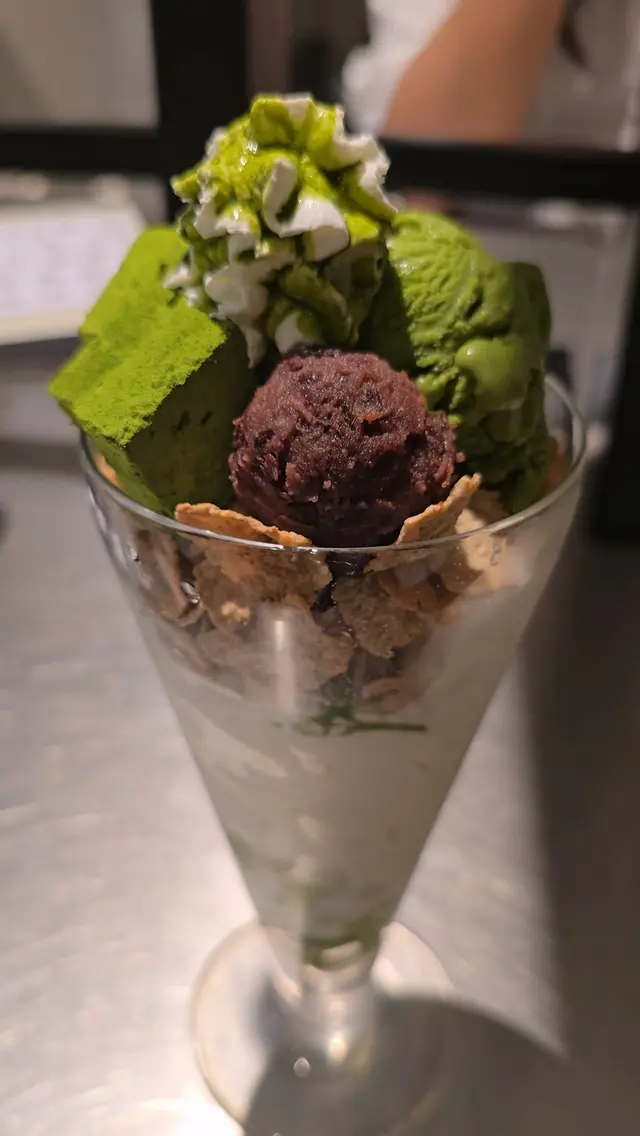 抹茶生朱古力芭菲