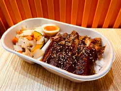 Grilled Eel with Chicken Steak Bento 蒲烧鳗鱼拼鸡扒便当