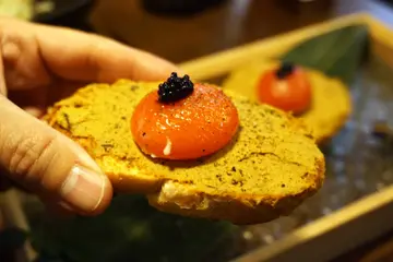 油封梦王多士配鸡肝酱