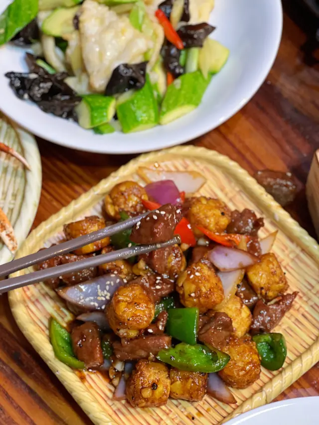 蜜椒脆薯牛仔粒