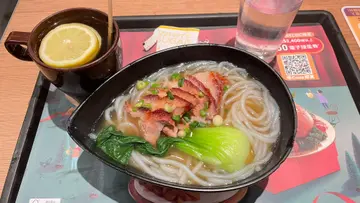 叉烧濑粉柠檬水