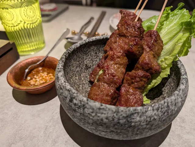 炭燒沙嗲牛肉串