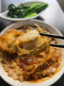 大連鮑魚粉絲蒸肉餅